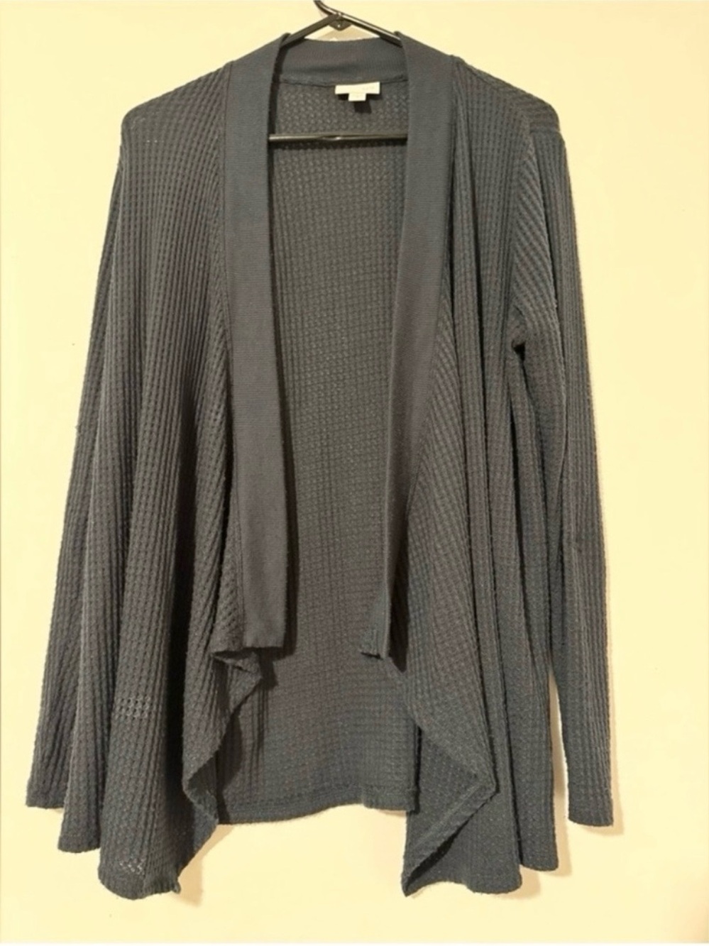 J. Jill Blue Open-Front Cardigan - Picture 1 of 4